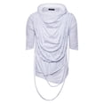 thumbnail image 1 of Men's Trend Short Sleeve Hooded T-Shirt - Hop Street Style, Polyester, Casual/Work/Daily Wear, 1 of 8