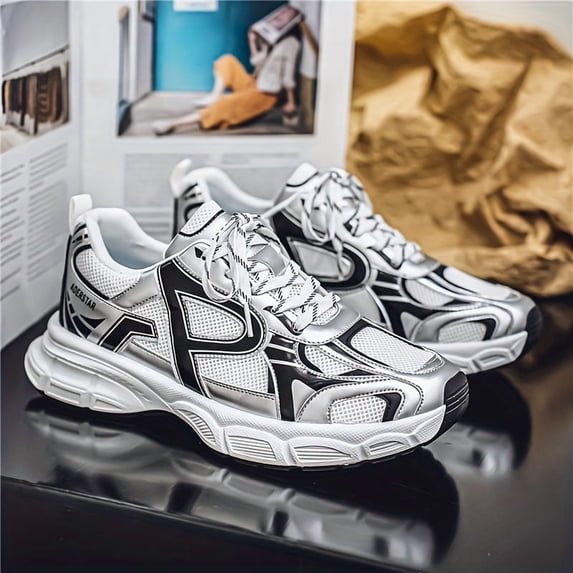Men's Trendy Casual Sports Shoes- Suitable for Daily Outdoor Wear and Running! Breathable Mesh Comfortable,Simple and Stylish,
