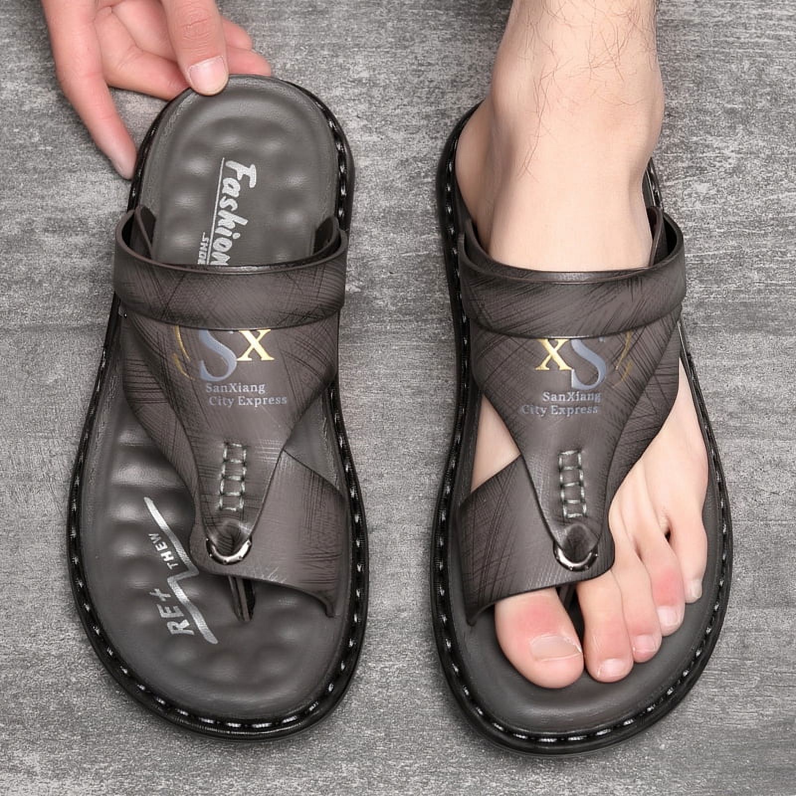 Men's Trendy Outdoor Flip Flops, Casual Sandals With Assorted Colors ...