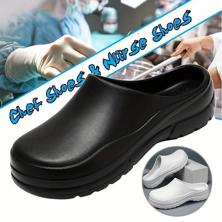 Men s Trendy hollow Out Chef Shoes Comfy Non Slip Casual Work Shoes For Men s Outdoor Activities