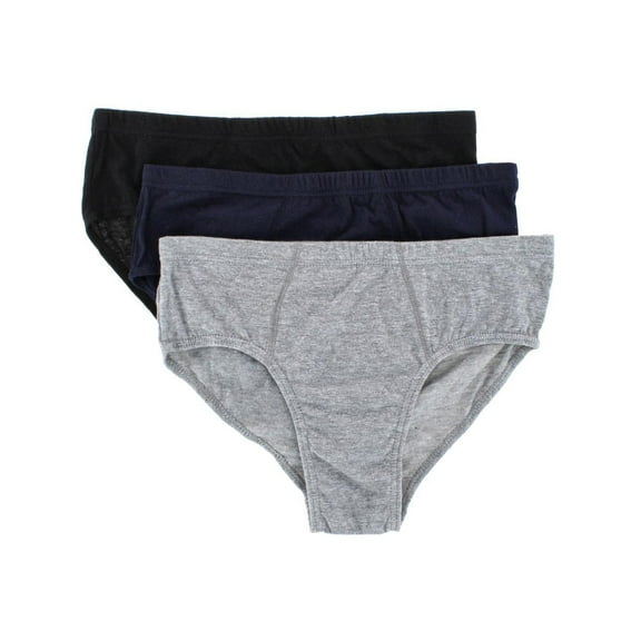 Knocker Plain Color Bikini Briefs (3 Pack) (Men)