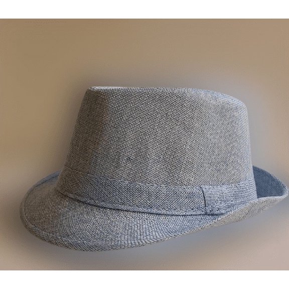 Men's Trilby Summer Straw Hat