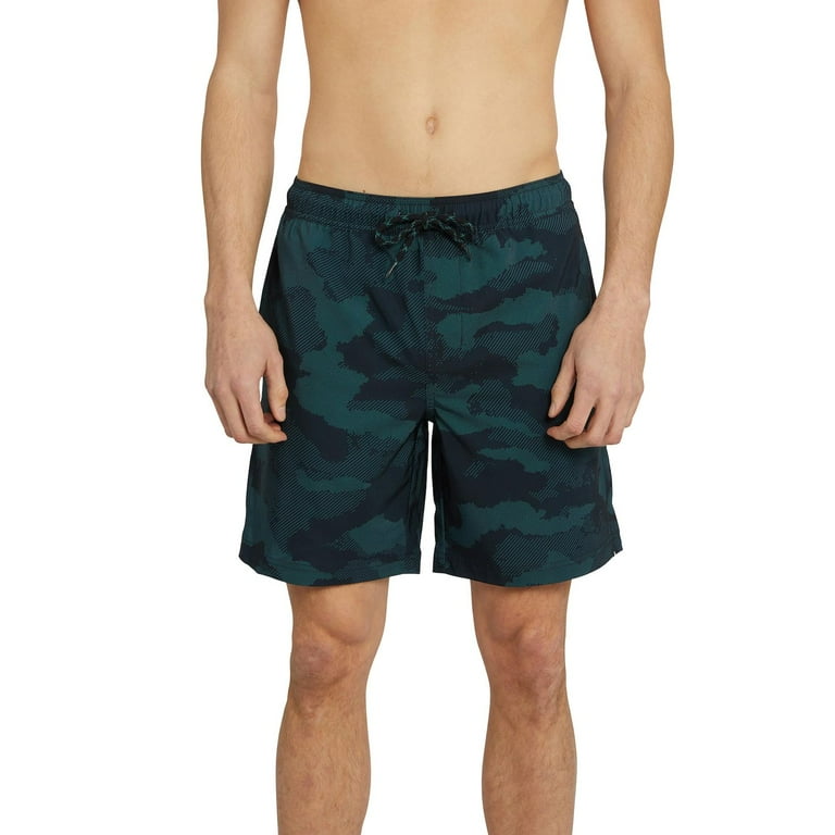 Men s Trinity Coast 8 in. Sport Liner Swim Trunks Color Teal Size XL Walmart