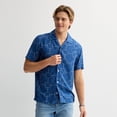 thumbnail image 1 of Men's Trinity Coast Camp Shirt Color: Navy Blue Size: L, 1 of 4