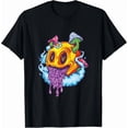 thumbnail image 1 of Men's Trippy Psychedelic Mushroom Melting Face Graphic T-Shirt, 1 of 6