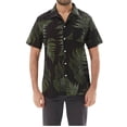 thumbnail image 1 of Men's Tropical Printed Button Down Shirt Casual Summer Short Sleeve Vacation Beach Hawaiian Shirts, 1 of 5