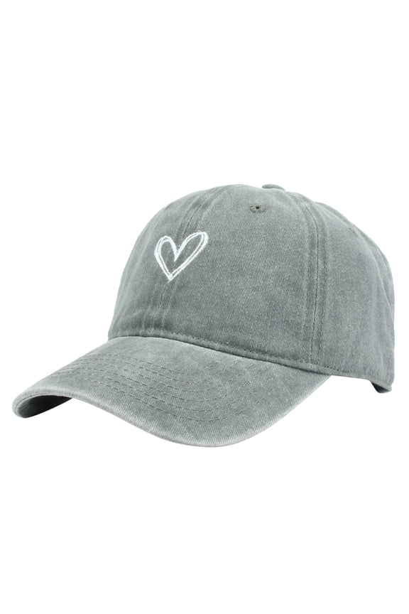 Men's Trucker Hat Grey Fashion Baseball Caps Adjustable Baseball Cap