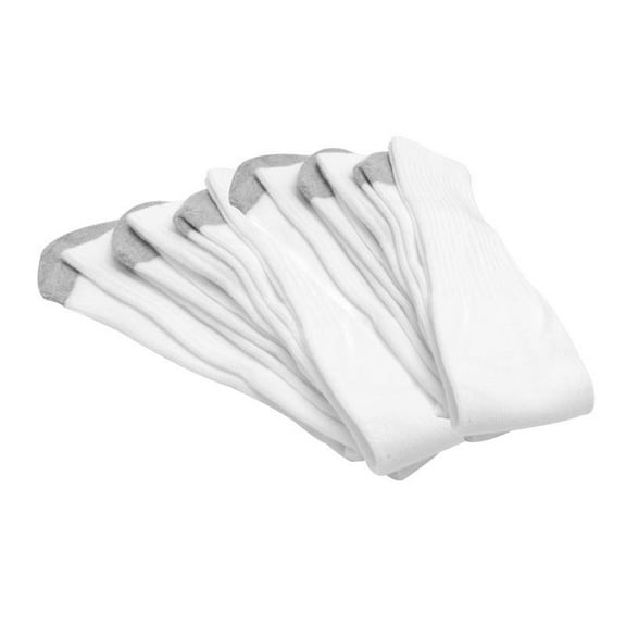 Men's Tube Socks 6-Pack White 10-13 AG10417/6