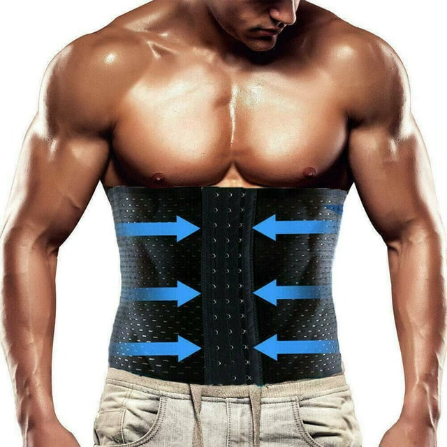 Men's Tummy Control Cincher Girdle Waist Trainer Body Slimming Shaper ...