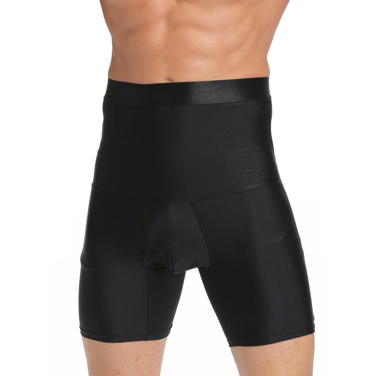 Men's Tummy Control Shapewear Shorts High Waist Slim Belly Underwear  Compression Seamless Boxer Brief Body Shaper 