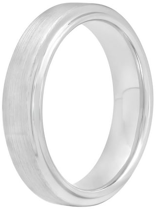 5mm Sterling Silver Men's Comfort Fit Wedding Band by Brilliance Fine  Jewelry 