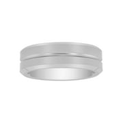 Men's Tungsten 8MM Grooved Comfort Fit Wedding Band by Brilliance Fine Jewelry - Mens Ring