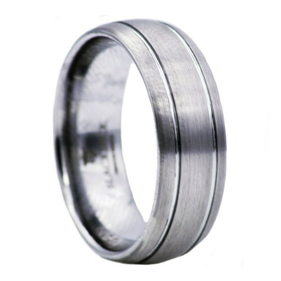 Men's Tungsten Band Ring.