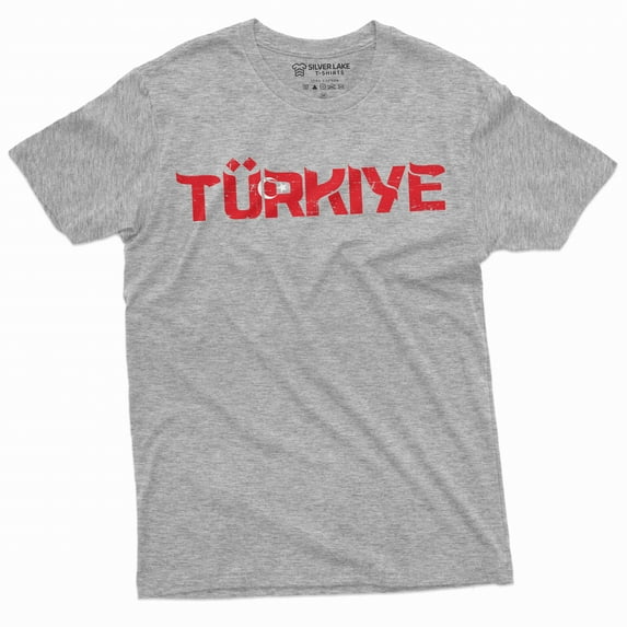 Men's Turkey Turkiye T-shirt Republic Tee Mens shirt flag state emblem Turkish flag tee