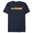 thumbnail image 1 of Men's Turning Red 4*Town Band Logo  Graphic Tee Navy Blue / 1 Large, 1 of 5