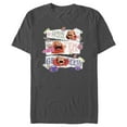 thumbnail image 1 of Men's Turning Red Ohh Em Gee Paper Notes  Graphic Tee Charcoal 2X Large, 1 of 5