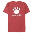 thumbnail image 1 of Men's Turning Red Panda Power Paw Print  Graphic Tee Red Heather X Large, 1 of 5