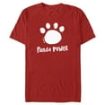 thumbnail image 1 of Men's Turning Red Panda Power Paw Print  Graphic Tee Red X Large, 1 of 5
