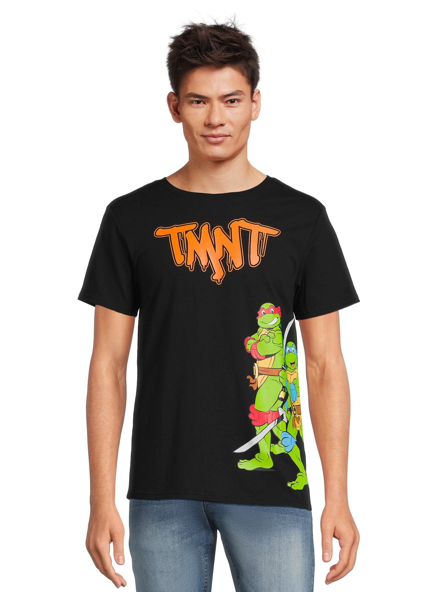 Teenage Mutant Ninja Turtles Men's Pallet T-Shirt 100% Cotton ...