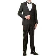 NEW ERA FACTORY OUTLET Men's Tuxedo Suit - Includes Tux Jacket & Satin Stripe Pants