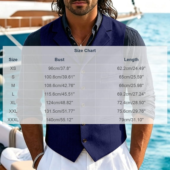 Men's Tweed Suit Vintage Single Breasted Vest Herringbone Wool Prom Waistcoat Groomsmen