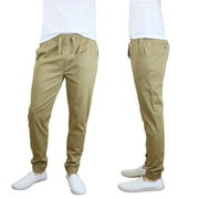 GALAXY BY HARVIC Men's Twill Jogger Pants