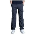 thumbnail image 1 of Men's Twill Relaxed Fit Cargo Pants - 6-Pocket Design, Heavy-Duty Zipper - Work/Outdoor Trousers, 1 of 6