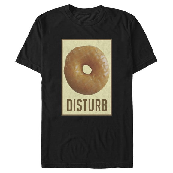 Men's Twin Peaks Donut Disturb Glaze  Graphic Tee Black 2X Large