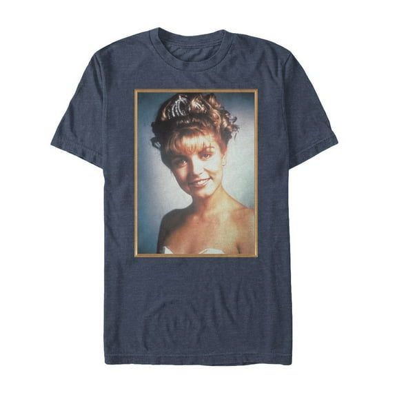 Men's Twin Peaks Laura Palmer Homecoming Photo  Graphic Tee Navy Blue Heather 2X Large