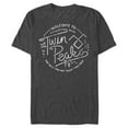 thumbnail image 1 of Men's Twin Peaks Welcome Sign Graphic Tee Charcoal Heather Small, 1 of 4