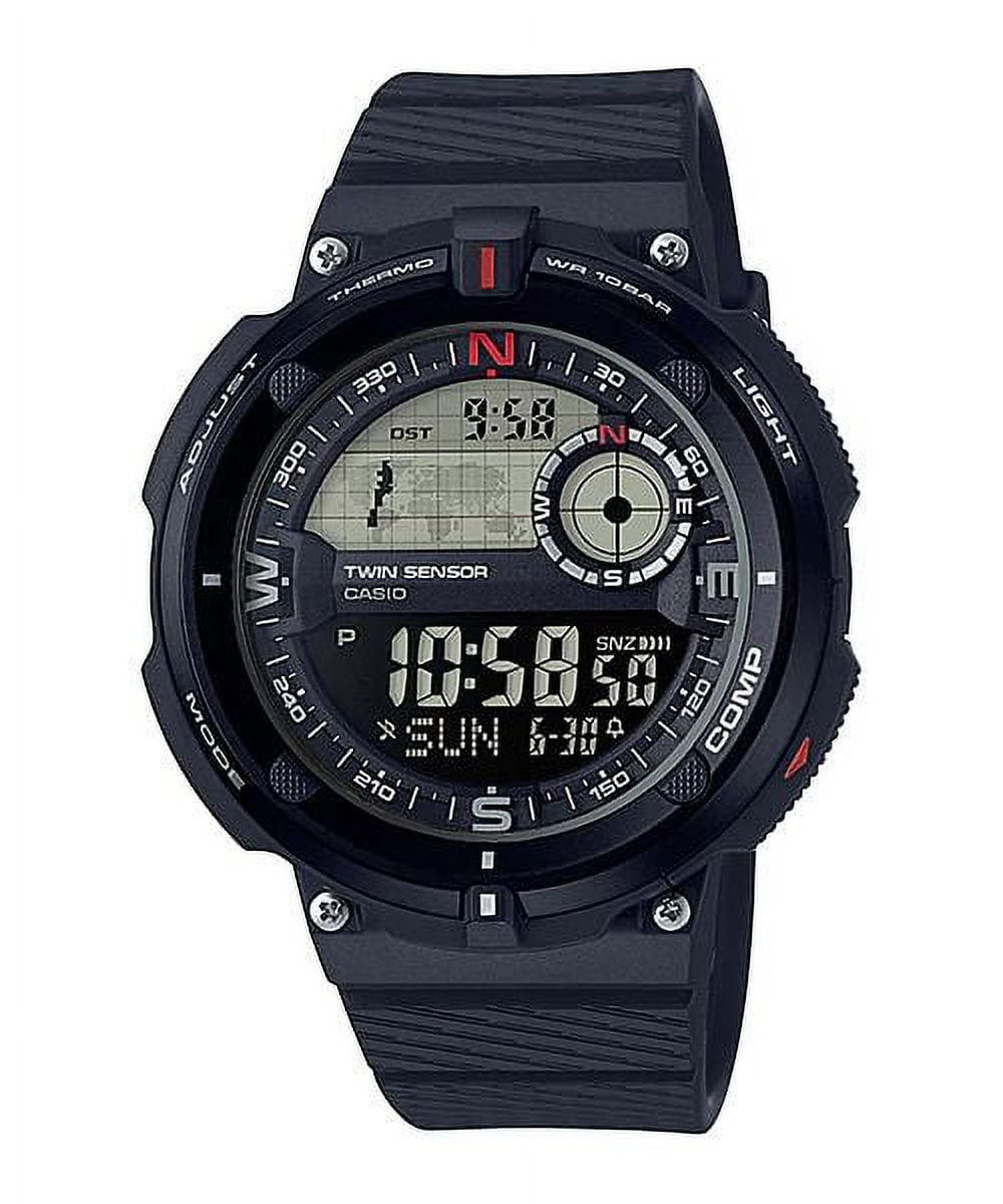 Men s Twin Sensor Quartz Resin Casual Watch
