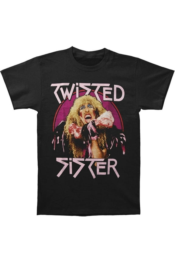 Men's Twisted Sister Glam Photo Crew Neck Short Sleeve T-Shirts Tee Tops T Shirt For Men 4XL