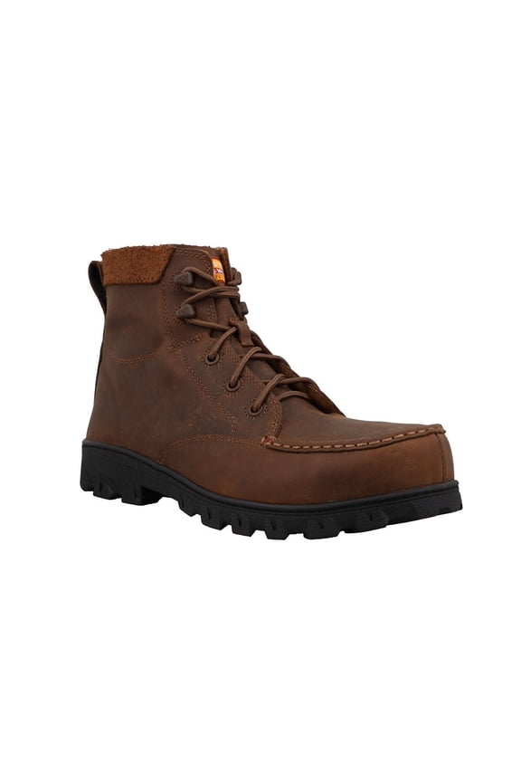 Men's Twisted X 6" Brown Mocc Nano Toe Work Boot