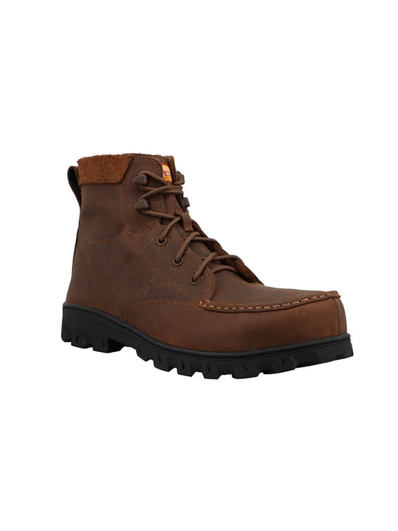 Men's Twisted X 6" Brown Mocc Nano Toe Work Boot