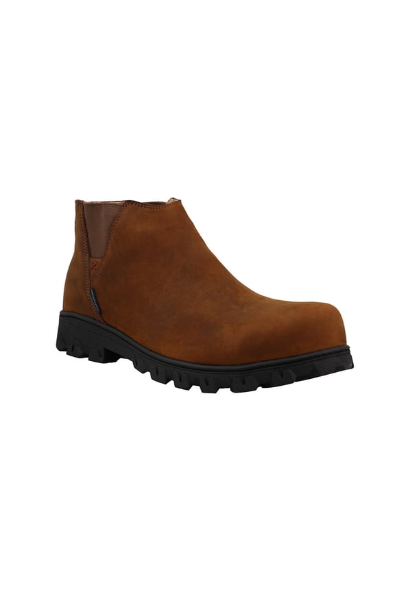 Men`s Twisted X Brown 6In H2O Nano Toe Chelsea Work Boot
