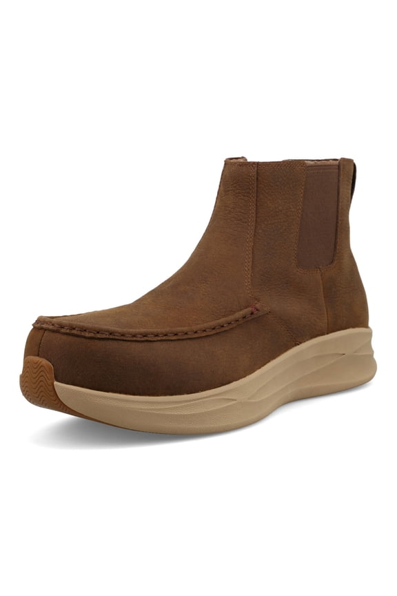 Men's 6in Chelsea UltraLite X Tawny Brown Work Boots, Color: Tawny Brown, Size: 9.5