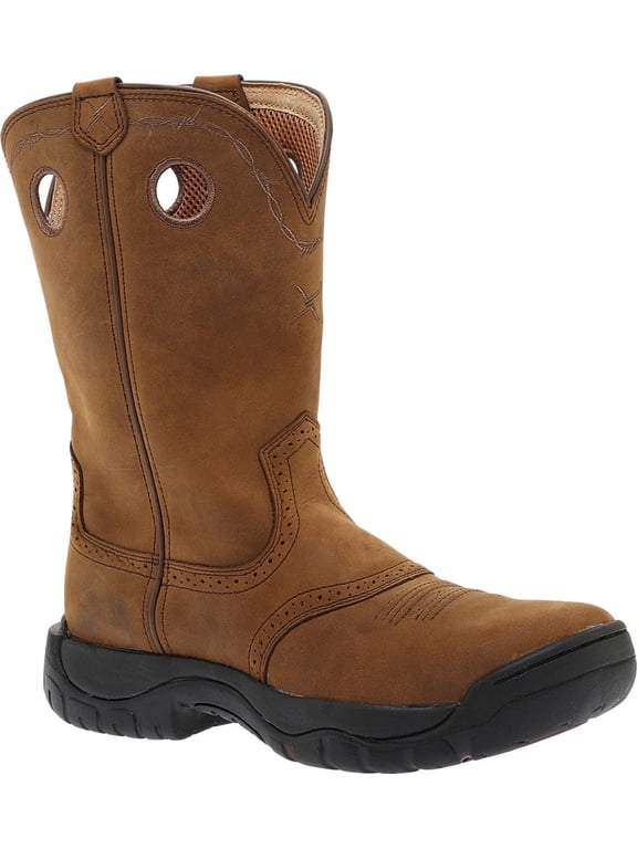 Men's Twisted X MAB0001 All Around Distressed Saddle/Distressed Leather 11 W