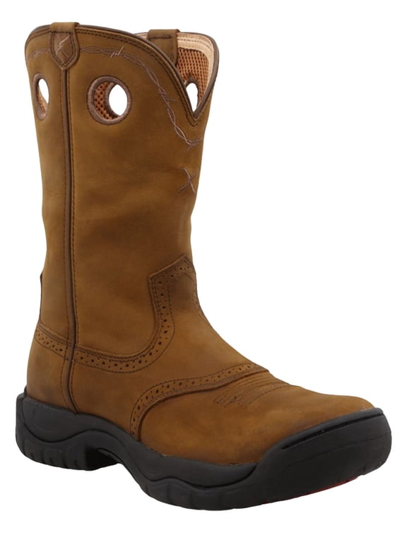 Men's Twisted X MAB0001 All Around Distressed Saddle/Distressed Leather 12 W