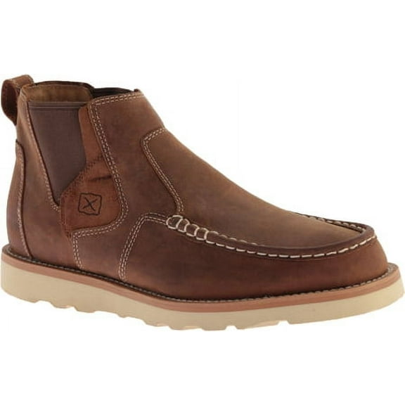Men's Twisted X MCA0013 Casual Slip On Oiled Saddle Leather 11 W