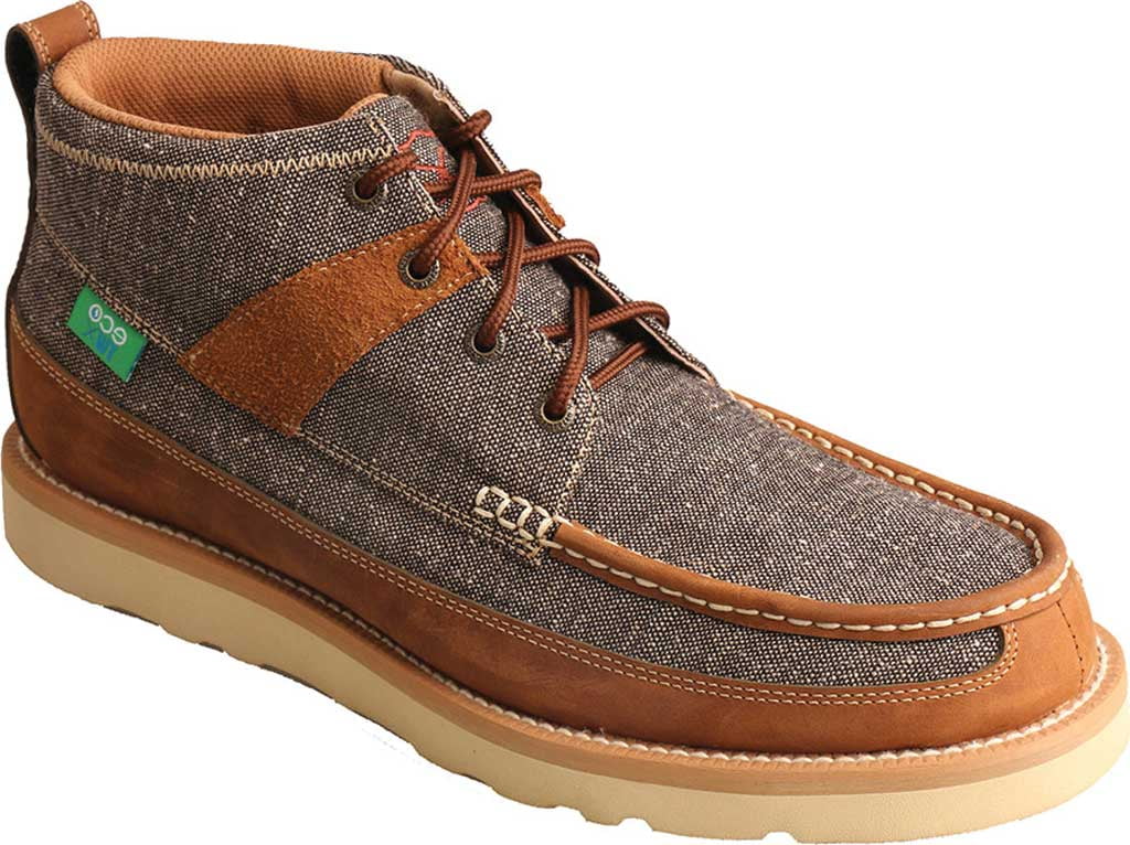 Men's Twisted X MCA0018 Casual Driving Moc Dust/Brown Canvas 9 W