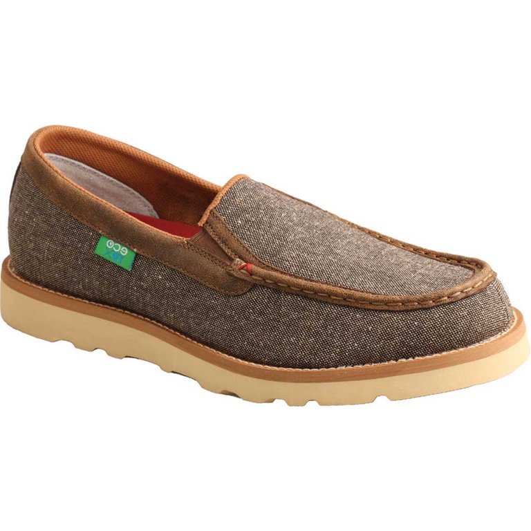 Men\'s Twisted X MCA0035 Moc Toe Slip On Dust Eco Tweed/Full Grain Leather Twisted X Men main image 2