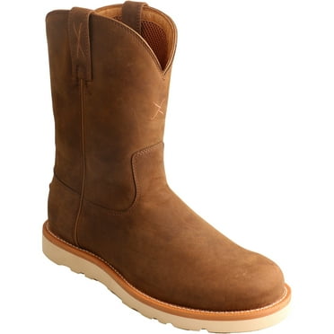 Men's Twisted X MCB0001 Casual Cowboy Boot Distressed Saddle/Saddle Leather 11 W