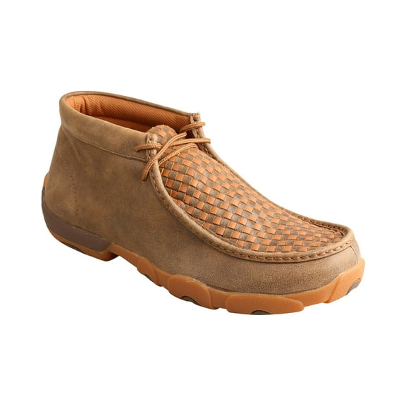 Men's Twisted X MDM0033 Driving Moc Bomber/Tan Leather 7 W