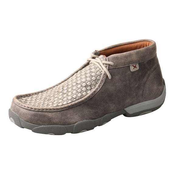 Men's Twisted X MDM0073 Driving Mocs Grey Leather 13 M