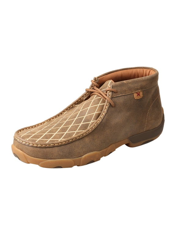 Men's Twisted X MDM0076 Driving Moc Chukkah Bomber Leather 12 M