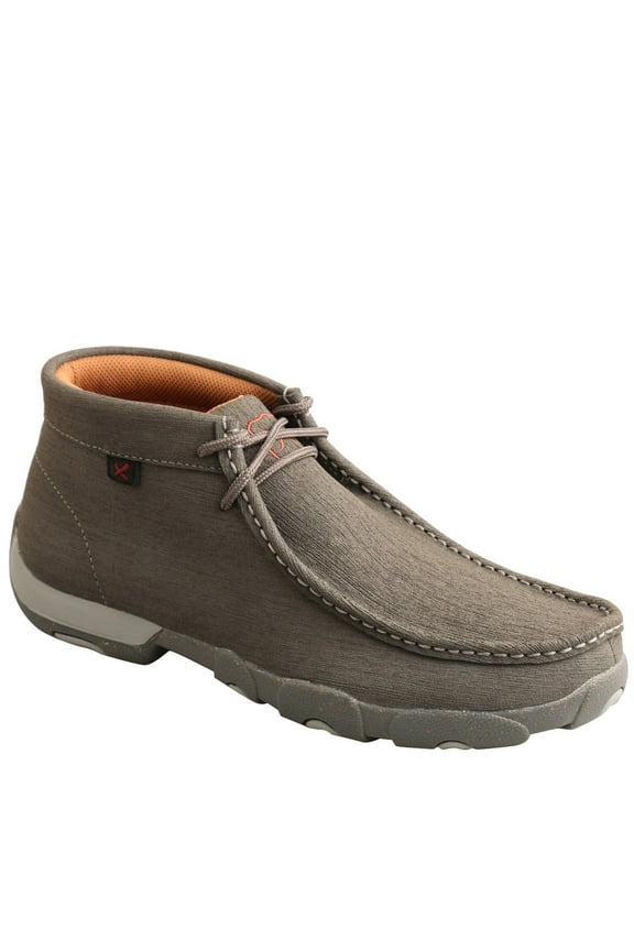 Men's Twisted X MDM0086 Chukka Driving Moc Dark Grey/Grey Hybrid Performance Leather 11 W