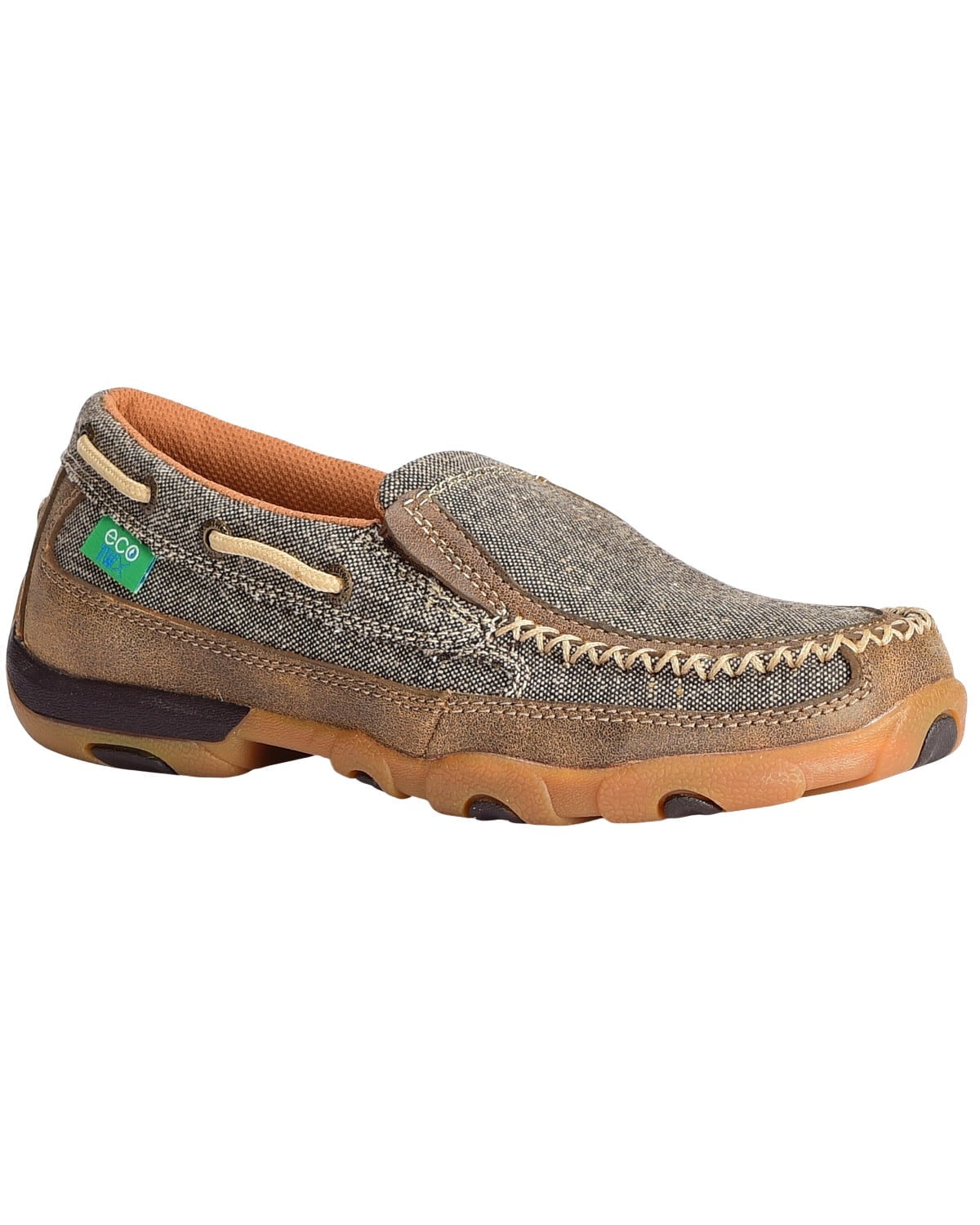 Men's Twisted X MDMS002 Driving Moc Slip On Bomber Leather 13 M