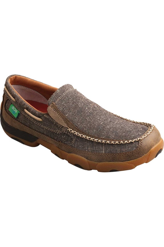 Men's Twisted X MDMS012 Driving Moc Dust Canvas 7 M