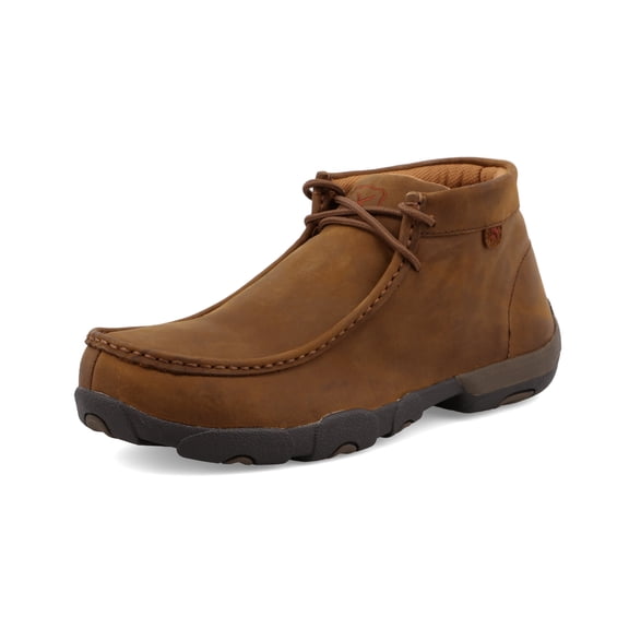 Twisted X Men's Work Chukka Driving Moc - Distressed Saddle