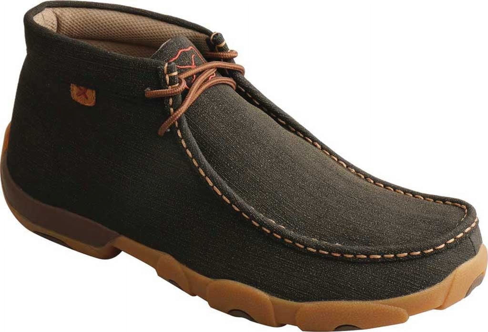 Men's Twisted X MDMST03 Steel Toe Driving Moc Chukka Rubberized Brown  Leather 14 W - Walmart.com